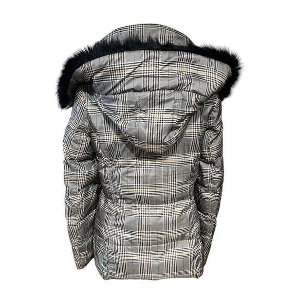 FRENCH CONNECTION Checkered Puffer Jacket, size XS, EUC - Picture 2 of 2